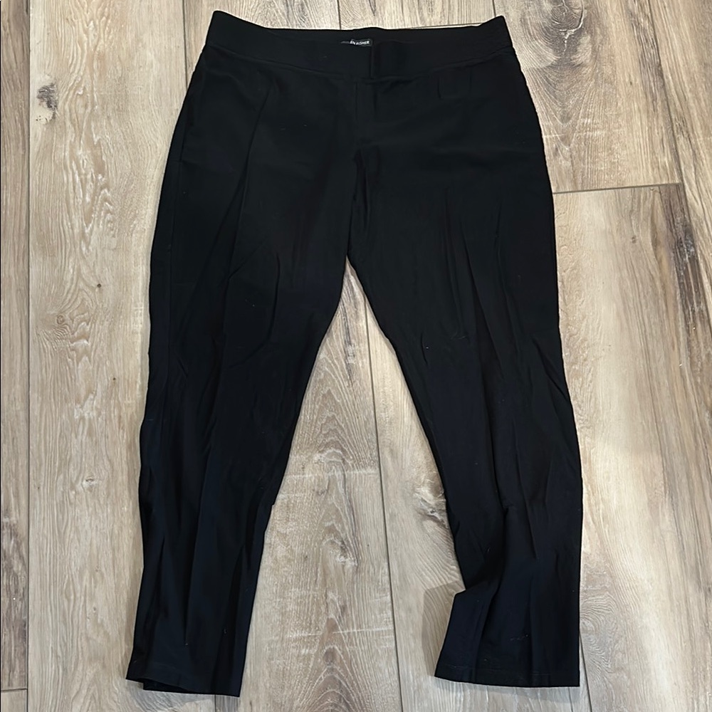 GUC Eileen Fisher Black stretchy pants Sz L